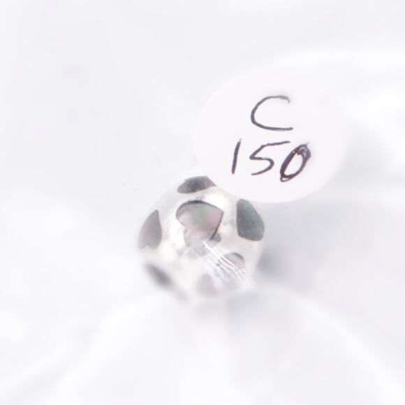 Authentic PANDORA Love Me Black Mother of Pearl Charm - 790398MPB - Picture 8 of 10